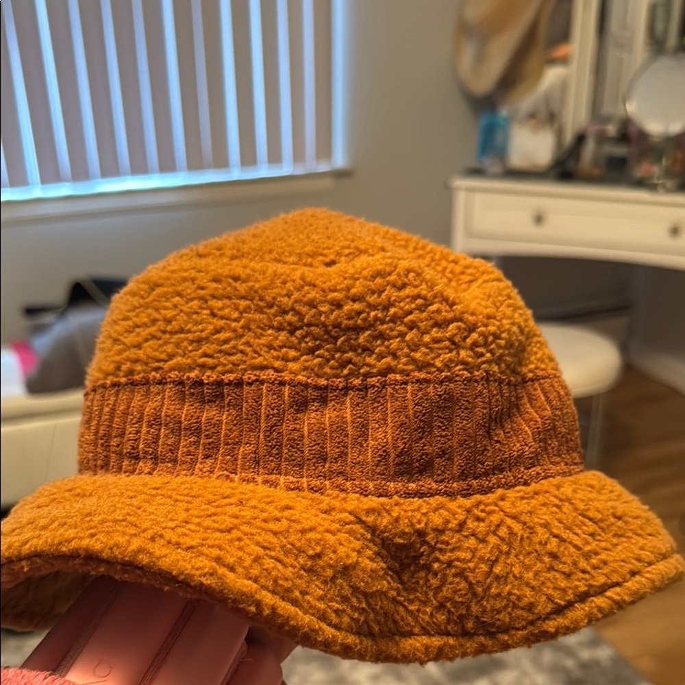 Cozy Orange Bucket Hat